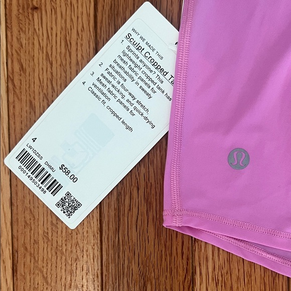 Lululemon Sculpt cropped tank - Picture 8 of 9